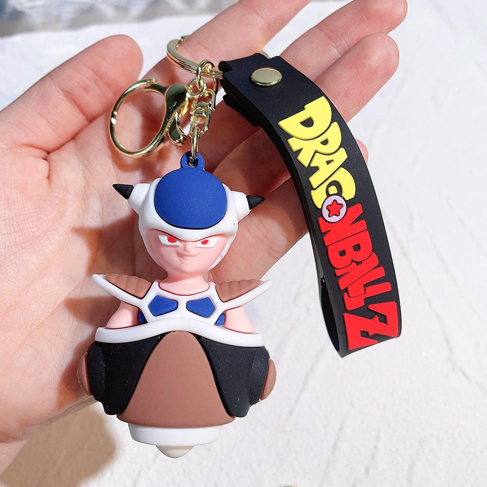 Брелок Dragon Ball Z Аниме Супер Сайян Гоку Фигурка Милый Брелок Подвеска на Сумку Украшение для Машины Аксессуары для Ключей Детская Игрушка Рождественские Подарки