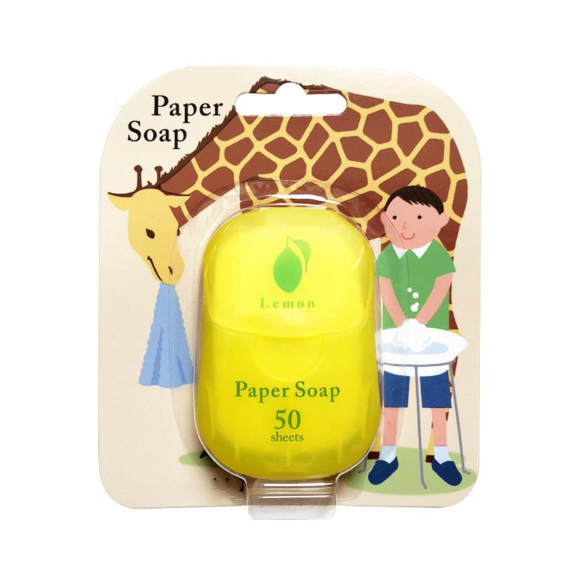Мыло-лепесток, бумажное дорожное портативное одноразовое мыло для рук, таблетка, детское мыло для рук, бумажное, мыло для мытья на открытом воздухе в форме цветка