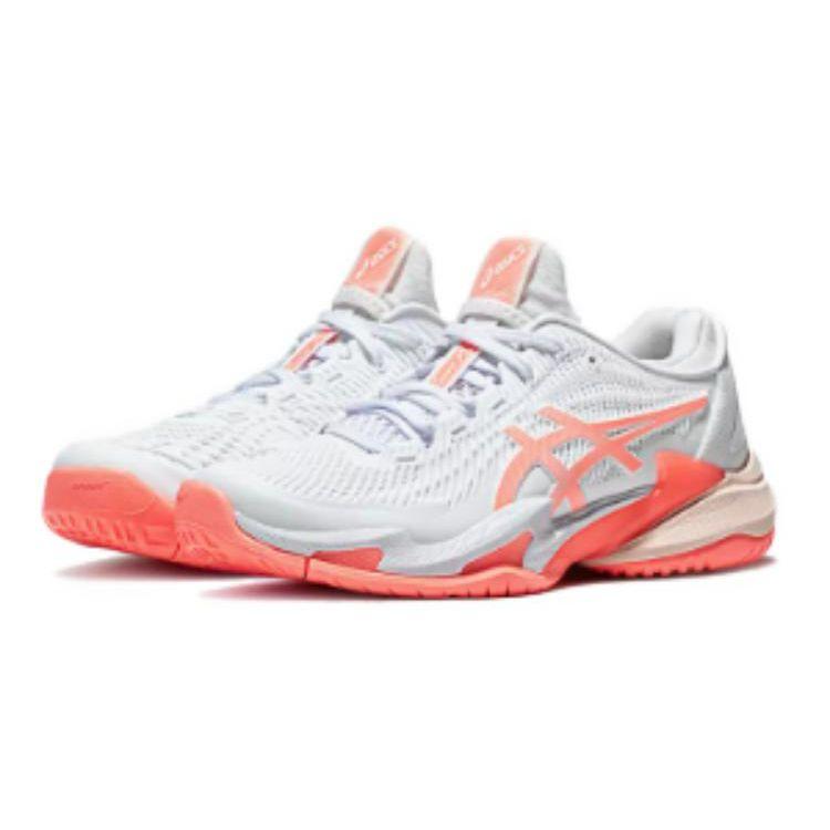 Asics Court FF 3 White Sun Coral Women Sneakers 1042A220-103