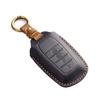 Leather Remote Key Fob Cover Case Shell Holder for Toyota Land Alphard Cruiser