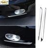 Для Honda Accord 2008-2010 АБС-пластик Яркий хром Передняя противотуманная фара Световая полоса Накладка