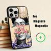 F-Frida-A K-Kahlo-g A-Art  Phone Case For iPhone 17,16,15,14,13,12,Plus,Pro,Max for Magsafe Magnetic Wireless Charging
