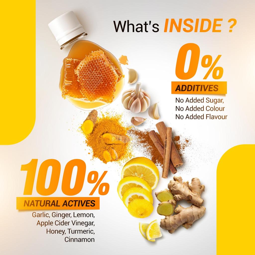 SESA Ayurvedic CholestoFIT Juice 1L For Heart Health & Cholesterol Balance With Honey Garlic Lemon ACV Sugar-Free