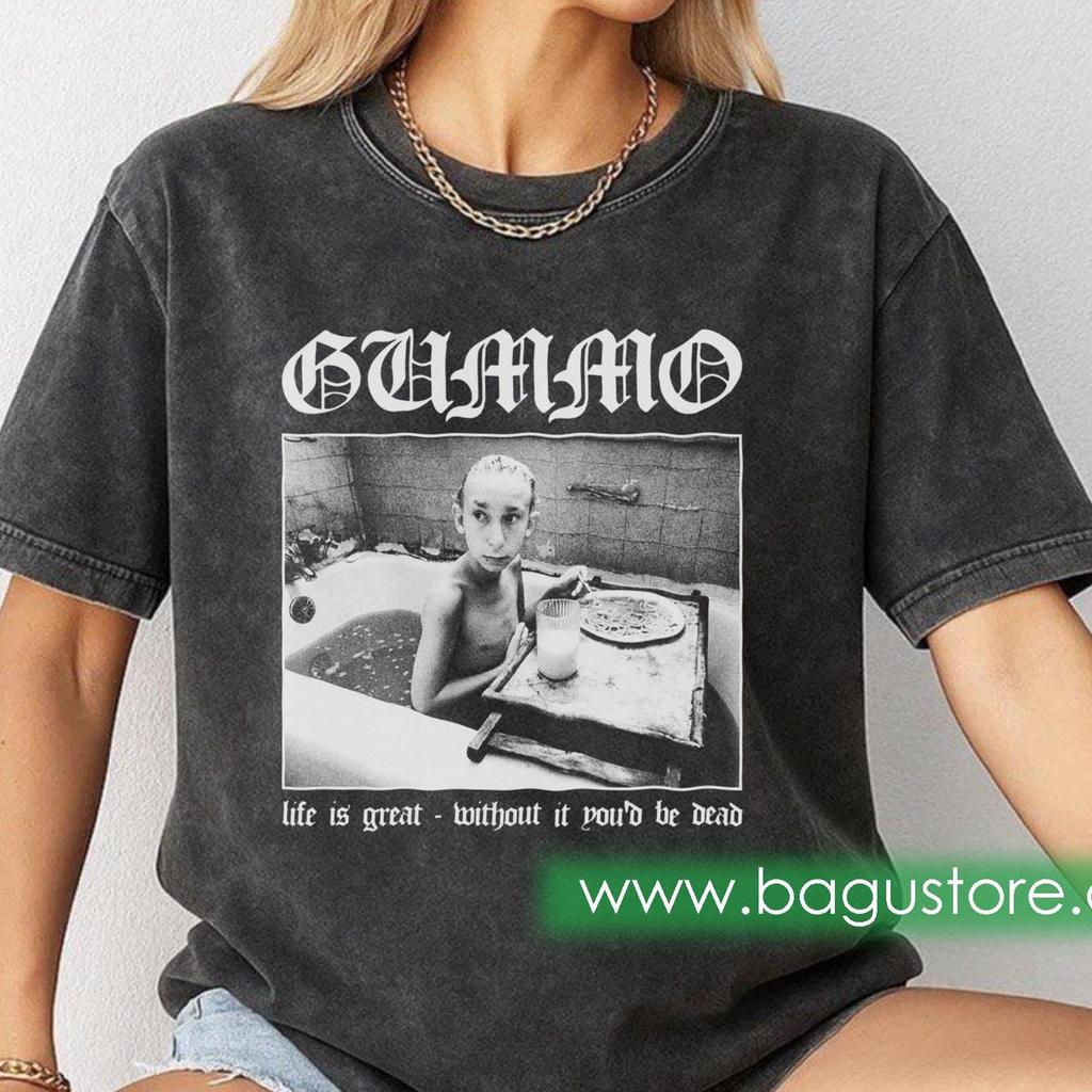 Футболка "Сцена в ванной из фильма 'Гуммо'" | Винтажное фото ужасов GUM001