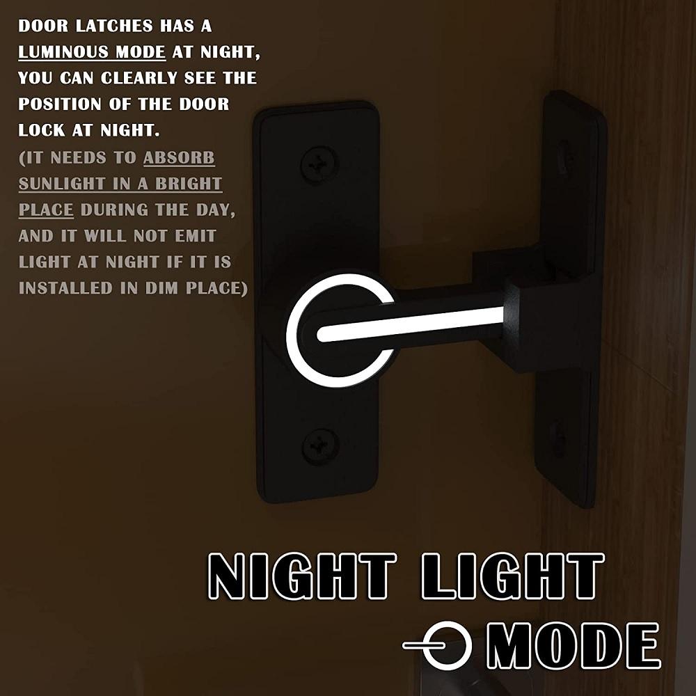 Замок для амбарной двери Сверхпрочный засов для раздвижной амбарной двери Защелка для ворот 90 градусов