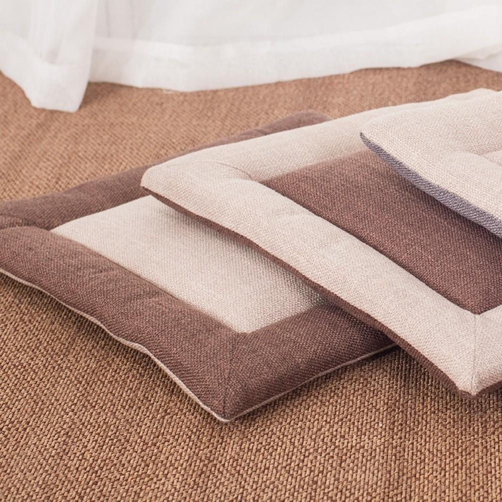 New Removable Linen Chair Cushion Washable Soft Chair Cushion Breathable Thickened Seat Cushion