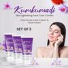 Globus Naturals Комбо для осветления кожи Kumkumadi, Набор из 3 предметов: Скраб для лица, Крем для лица и Маска для лица