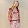 Maxza STripe Scarf SeT T shirT zf05qT002na