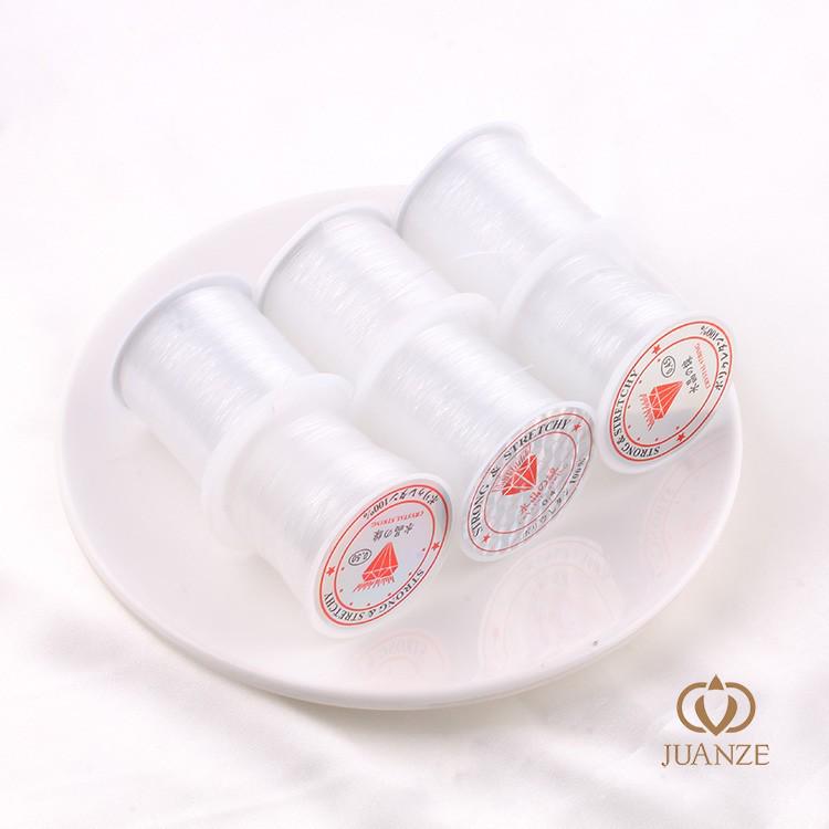 Неэластичная плетеная леска - Прозрачный кристальный дизайн кольца, Маленькая катушка для DIY и проектов ручной работы