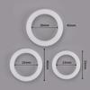 Cock Rings 3PCS Flash In The Night Lock Durable Silicone Penis Ring Sex Toys for Men Male Delay Ejaculation Scrotum Lock Ring