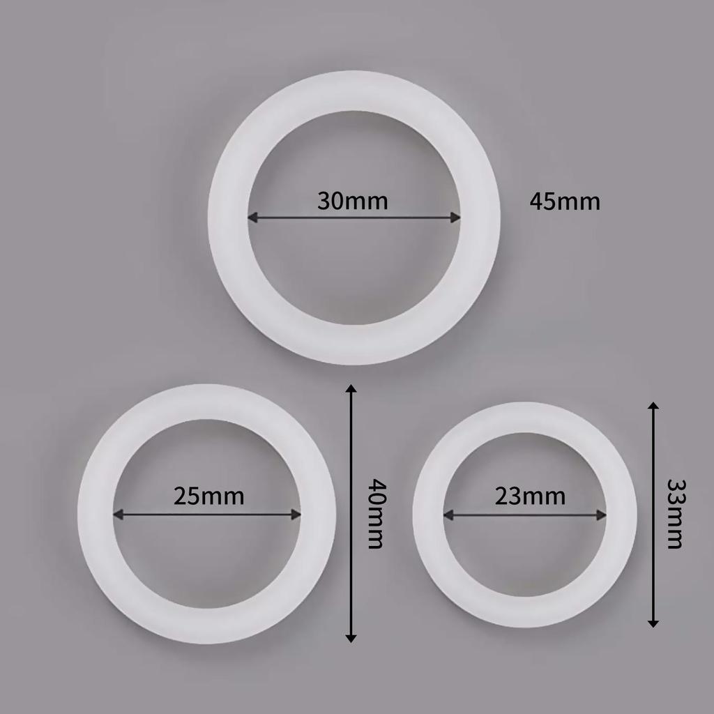 Cock Rings 3PCS Flash In The Night Lock Durable Silicone Penis Ring Sex Toys for Men Male Delay Ejaculation Scrotum Lock Ring