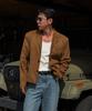 BOWLOW PRODUCT Suede Crop Blazer [Camel]