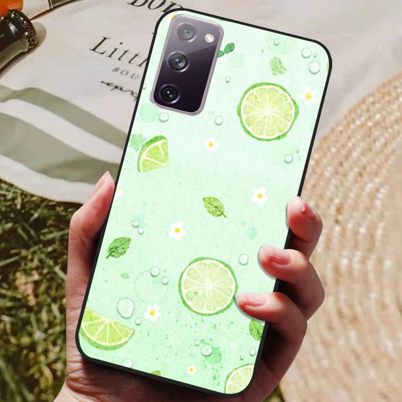 For Samsung Galaxy S20 FE S20FE Case Fashion Silicone Cover For Samsung S20 Fan Edition S20 Lite S 20 FE Phone Case Black Bumper