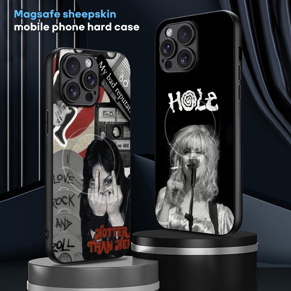 Cool Singer J-Joan J-ETT Hot Phone Case For iPhone 17 16 15 14 13 12 11 Plus Pro Max High-end Luxury Magsafe Sheepskin