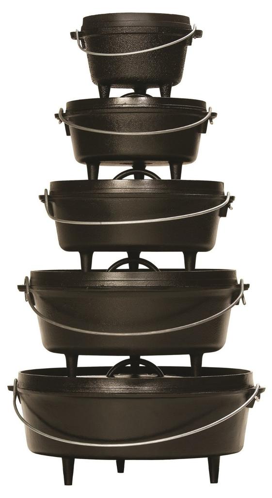 LODGE Походная печь, Глубокая, L12DCO3, 12 дюймов