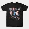 Мужская черная футболка с принтом The X Files Печать на трансферной бумаге без вырезания Хлопковая футболка