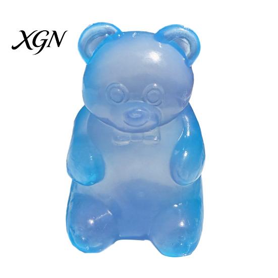 Anxiety Relief Toy Clear Bear Squeeze Stress Shape TPR Sugar Ball Sensory Soft Stretchy Decompression Fidget