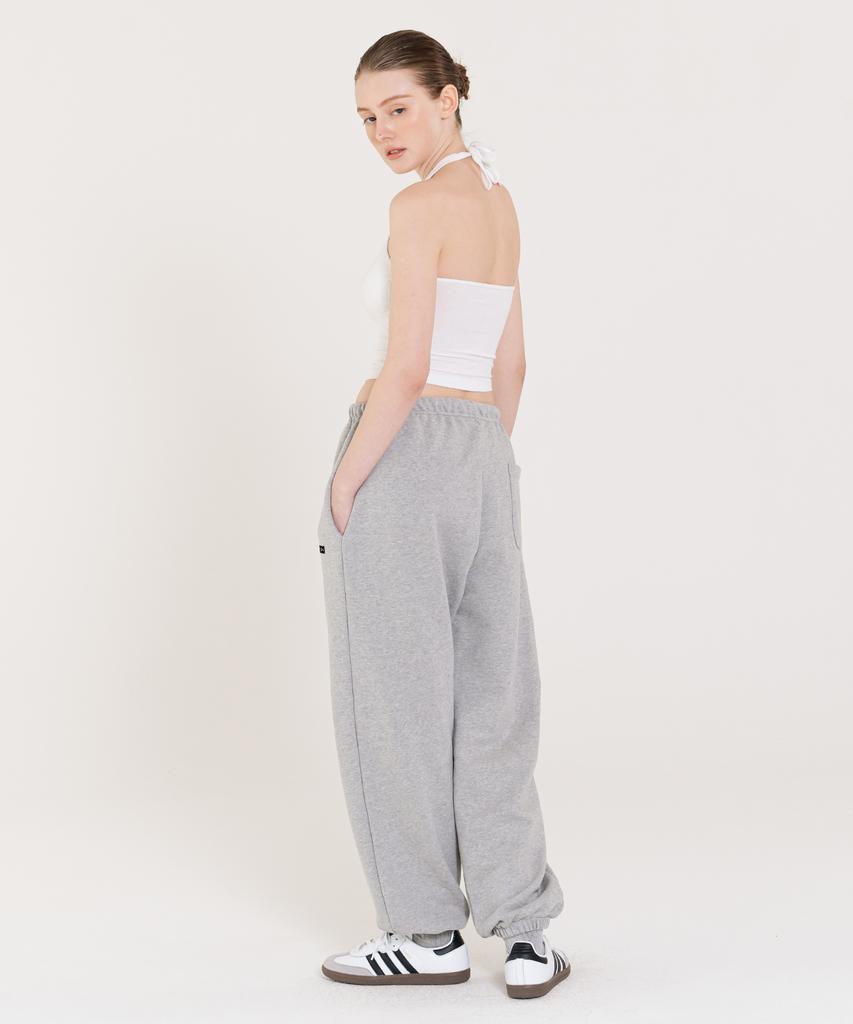 INJIACTIVE Small Logo Jogger Pants Gray