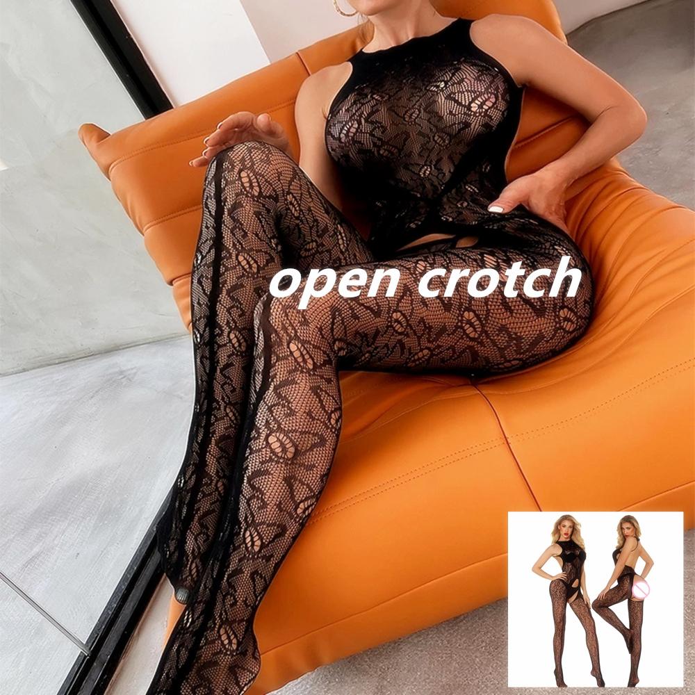 Порно Сексуальное Женское Нижнее Белье Боди Сетчатые Чулки Горячие Сексуальные Сетчатые Боди Открытая Промежность Колготки Костюмы