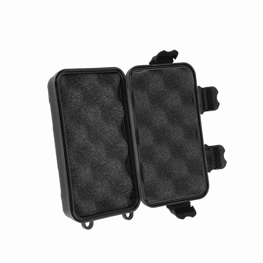 EDC Outdoor Survival Водонепроницаемый Герметичный Ящик Пылезащитный Устойчив к Давлению (Черный Маленький)