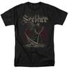 Футболка Seether Reaper Лицензированная Рок-н-ролл Музыкальная Группа Короткий Рукав Черная
