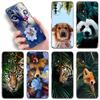 Чехол для телефона Animal Fox Wolf Flowers для Xiaomi Redmi Note 5 6 9T K20 K40 K50 Pro 7A 8A 9A 9C 9i 10A 10C A1 S2 TPU черный чехол