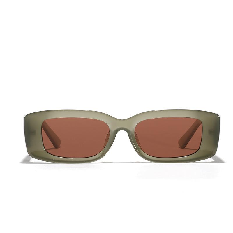 Современные ретро-солнцезащитные очки для женщин, универсальные уличные солнцезащитные очки высокого класса для мужчин, квадратные очки.