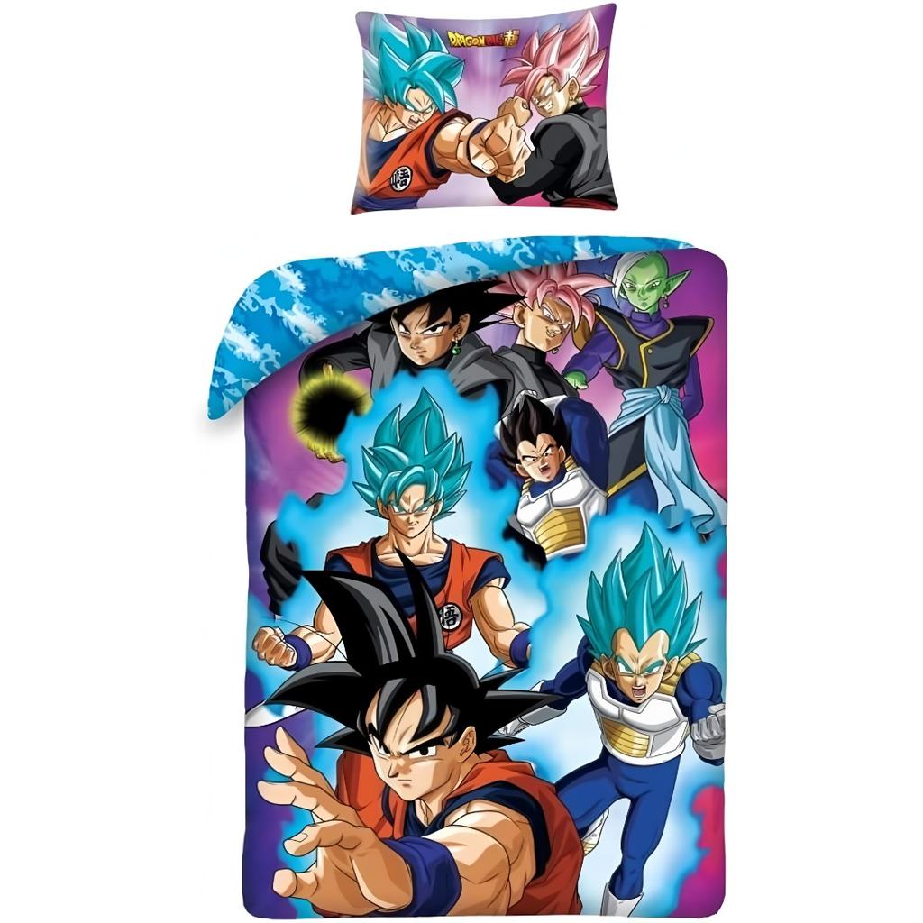 Япония Аниме Dragon BallS Пододеяльник Двусторонний Супер Сайян Комплекты Постельного Белья для Студентов Подростков Сон Гоку Комплект Пододеяльника для Спальни