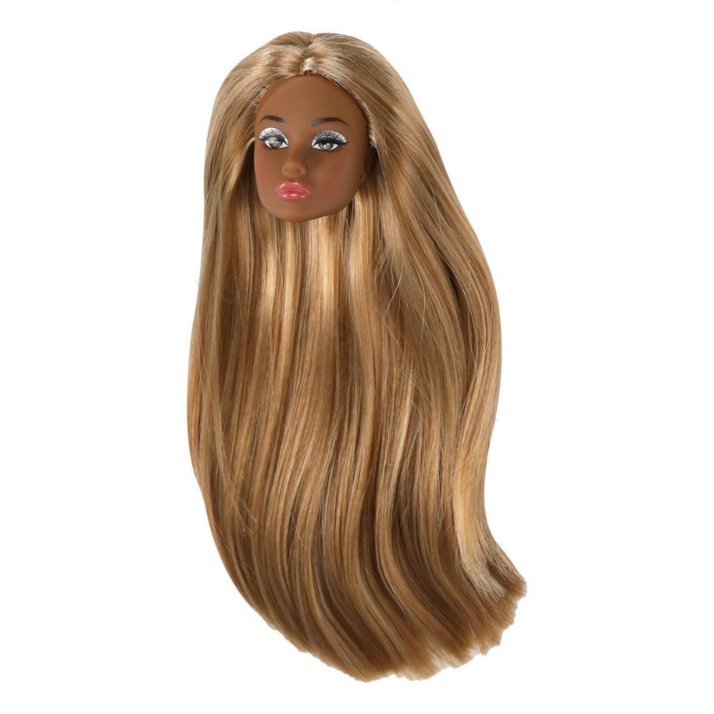 Curly Hair 1/6 Doll Head White/normal/chocolate 30cm Dolls Head Supermodel Doll Head Collection