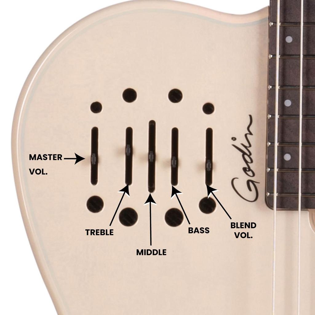 Godin Elegat Guitar Nylon Guitar Multiac Mundial Ozark Cream 52400 []