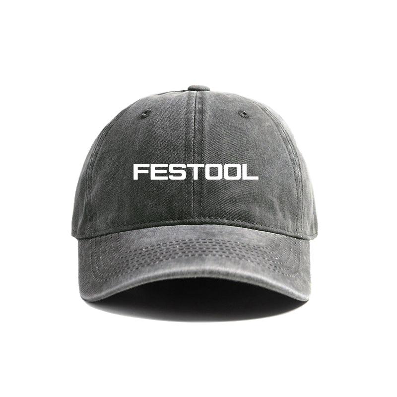 Festool Baseball Cap Distressed Hats Cap Unisex Retro Outdoor Summer Adjustable Hat MZ