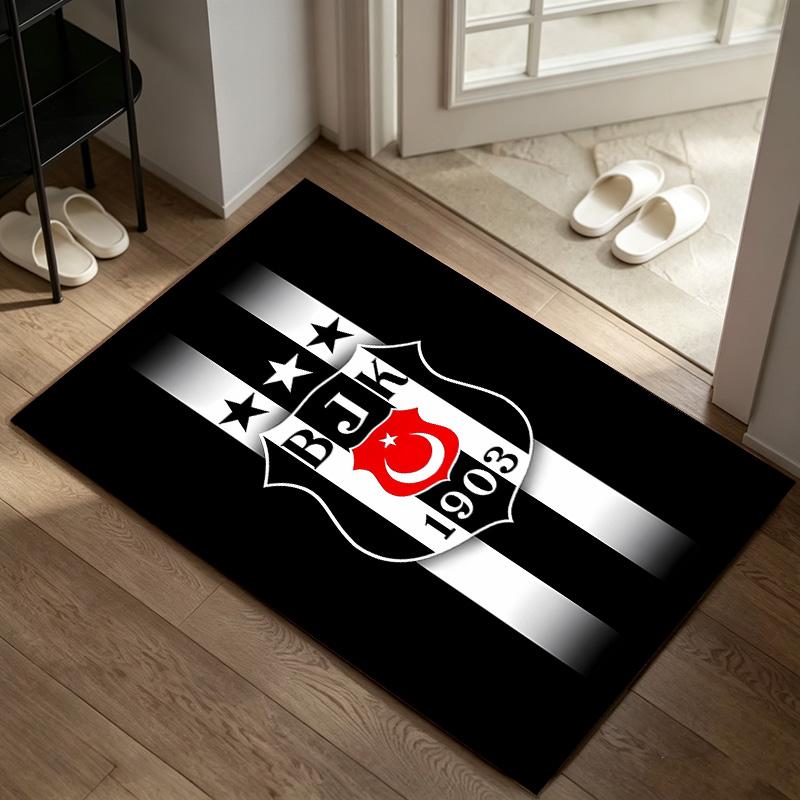 Besiktas JK A rug suitable for office chair areas living rooms and computer desks perfect for home offices and an ideal holiday gift