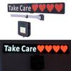 New Led Light-Emitting Wanted Window Sticker Windshield Sticker Decorative Car Accessories Light Board Without Battery for Car