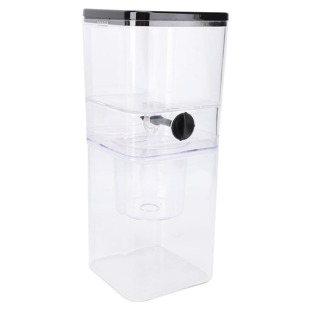 Ice Drip Coffee Pot Speed Adjustable 400ml Portable Ice Drip Cold Brew Pot for Coffee Making