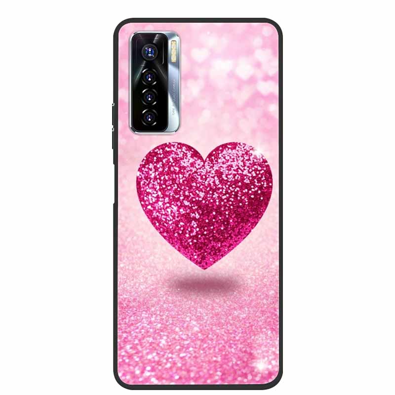 Для Tecno Camon 17 Pro Чехлы 17P 17 Мягкий ТПУ Силиконовый Чехол для Телефона для Tecno Camon 17P Задняя Крышка Бампер Fundas Camon17 CG7n Capa