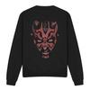 Unisex Adult Darth Maul Face Sweatshirt