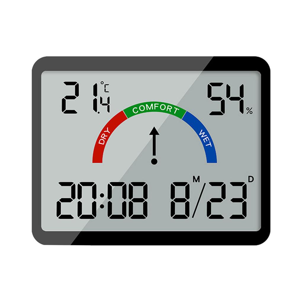 Тонкие электронные настенные часы Цифровые настенные часы на батарейках Магнитные присоски для крепления на холодильник