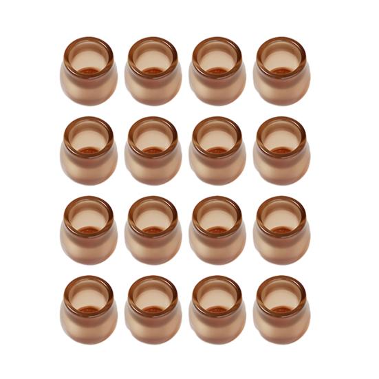 16 шт. Защитные накладки на ножки стула для пола, колпачки-протекторы для ножек табурета, противоскользящие колпачки для ножек стула для паркетных полов, защита от царапин, снижение шума