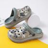 Мальчиковые тапочки детские летние новые сандалии для девочек обувь с отверстиями на мыске детская обувь полые садовые туфли