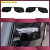 Для BMW 5 серии E60 E61 E63 E64 2004-2008 520i 525i 528i 528xi 530i Накладка на крышку зеркала заднего вида Углеродное волокно / Черный