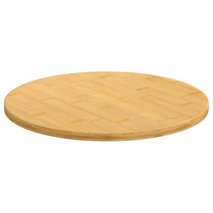 VidaXL Table Top Ø40x1.5 Cm Bamboo 352672