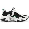 Skechers Stamina V3 Mecha Shoes Третье Поколение Синтетическая Кожа Удобные Универсальные Низкие Папины Кроссовки Женские Кроссовки Белый Черный Зеленый 896151-WGR
