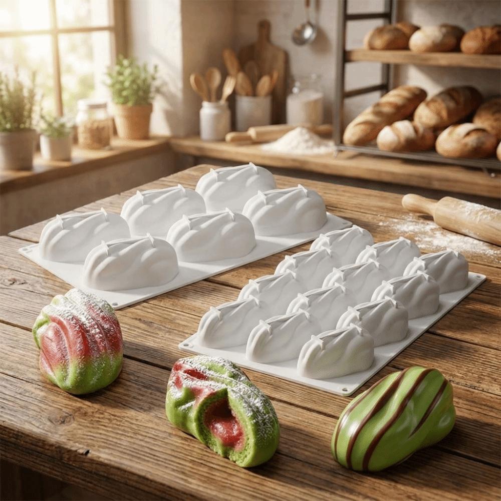 Pistachio-shaped Mousse Cake Mold 3D French Dessert Mold Creative Chocolate Mold French Pastry
