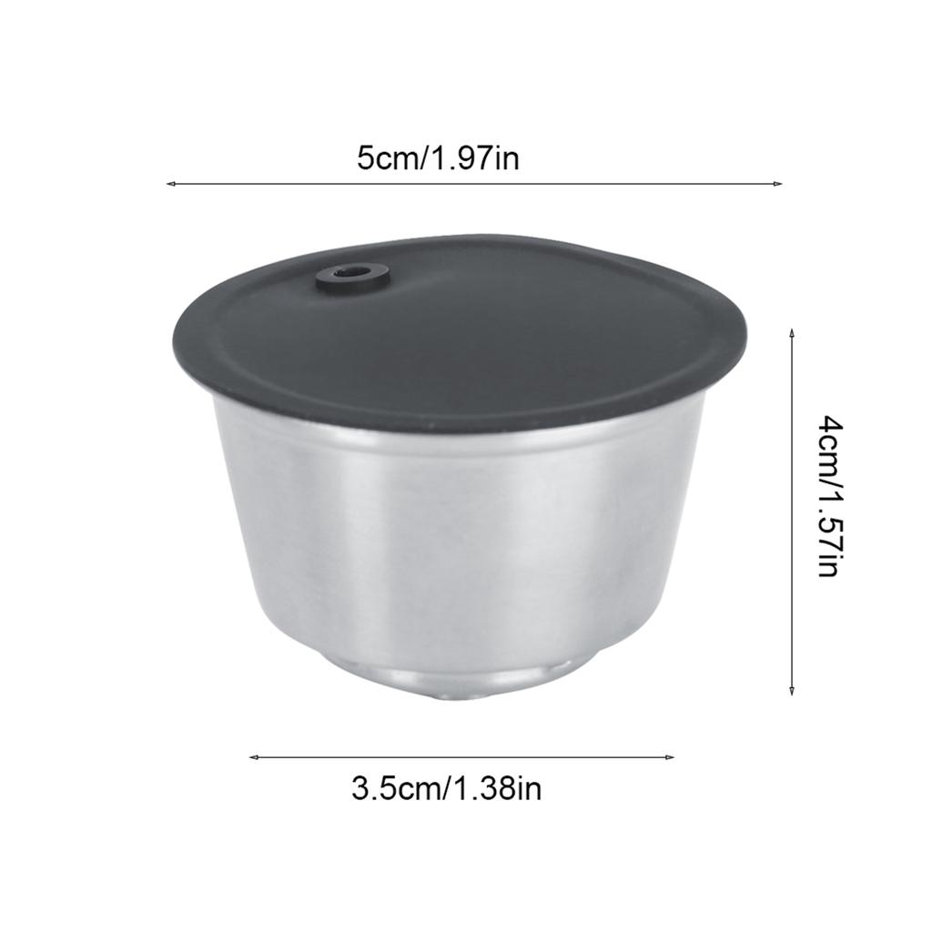 Stainless Steel Reusable Coffee Capsule Filter Fit for Dolce Gusto EDG Lumio Coffee Machine