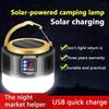 Светодиодный кемпинговый фонарь на солнечной и USB-подзарядке, лампа высокой мощности для палатки, портативный фонарь, аварийное освещение для барбекю, походов