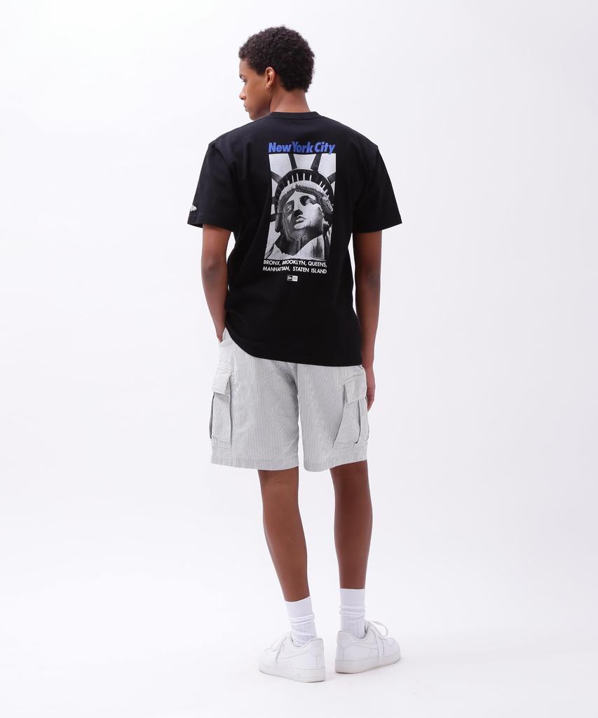 NEWERA NEWERA NEWYORK New Era Short Sleeve New York L 010 Black [Avirex] S/S T-SHIRT T-Shirt 783-4134063 Men's