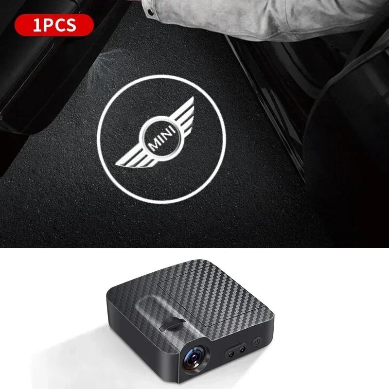 1/2Pcs Car Door Logo Light Led HD Projector Lamp for BMW MINI F55 F56 R60 R59 R58 WORKS One Cooper JCW R57 R56 R55 Accessories TA1