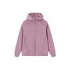 Training Series Solid Color Zipper Hooded Fleece Jacket Women Jacket Pink 162347718-2