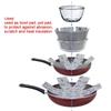5pcs Anti Scratching Pot Pan Protectors Mat Non Stick Divider Pads Kitchen Protection Pads  Cookware