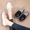 Loafers For Women'S Spring And Autumn New Retro British Style Mary Jane Small Leather Shoes Stare At Doudou Shoes For Women